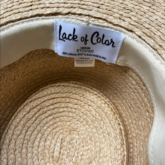 Ultra Wide Ventura Beige Straw Sun Hat - Picture 4 of 8